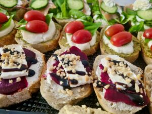 Kanapeczki wegetariańskie